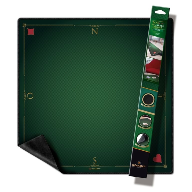 Tapis de Carte Prestige Format Tarot Wogamat 60x60 Vert