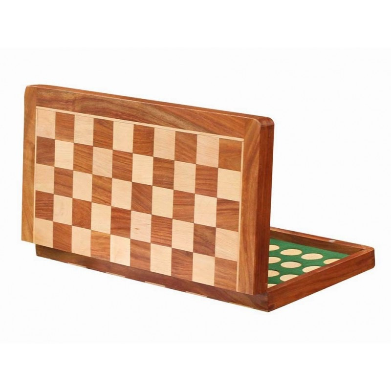 Dames magnétique 30 cm palissandre