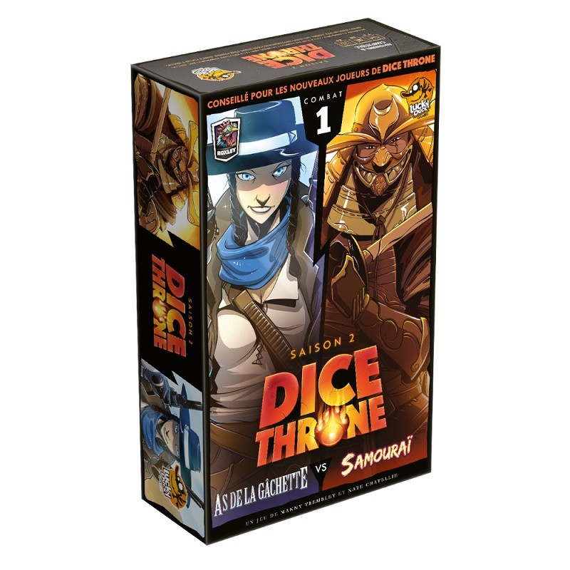 Dice Throne S2 - As de la gâchette vs Samouraï