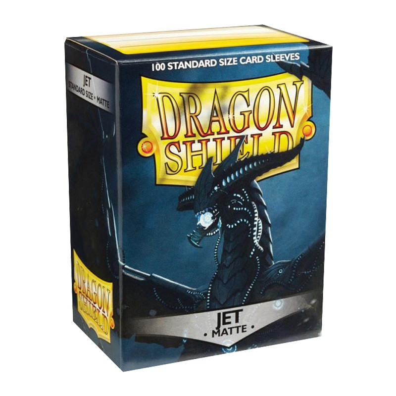 Protèges cartes Dragon Shield - Jet matte