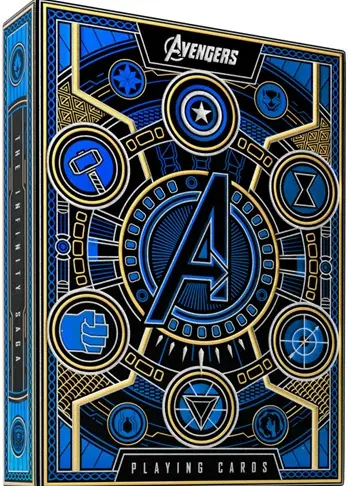 54 Cartes Avengers Blue - Theory 11