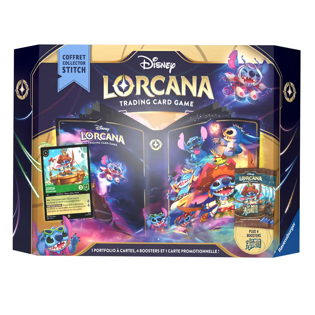 Lorcana - Coffre Cadeau Collector Stitch - La Mer Azurite