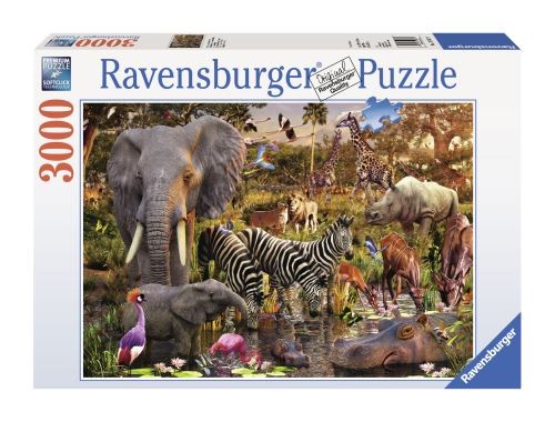 Puzzle 3000 p - Animaux du continent africain
