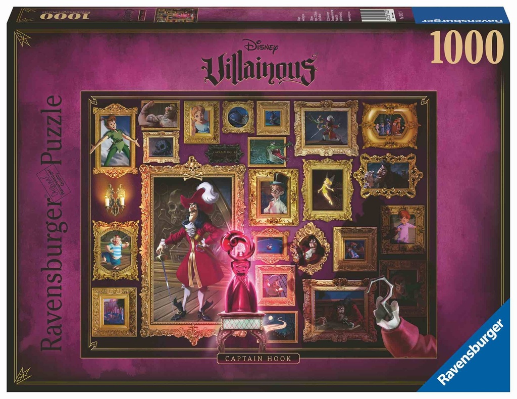Puzzle 1000 p - Capitaine Crochet (Collection Disney Villainous)