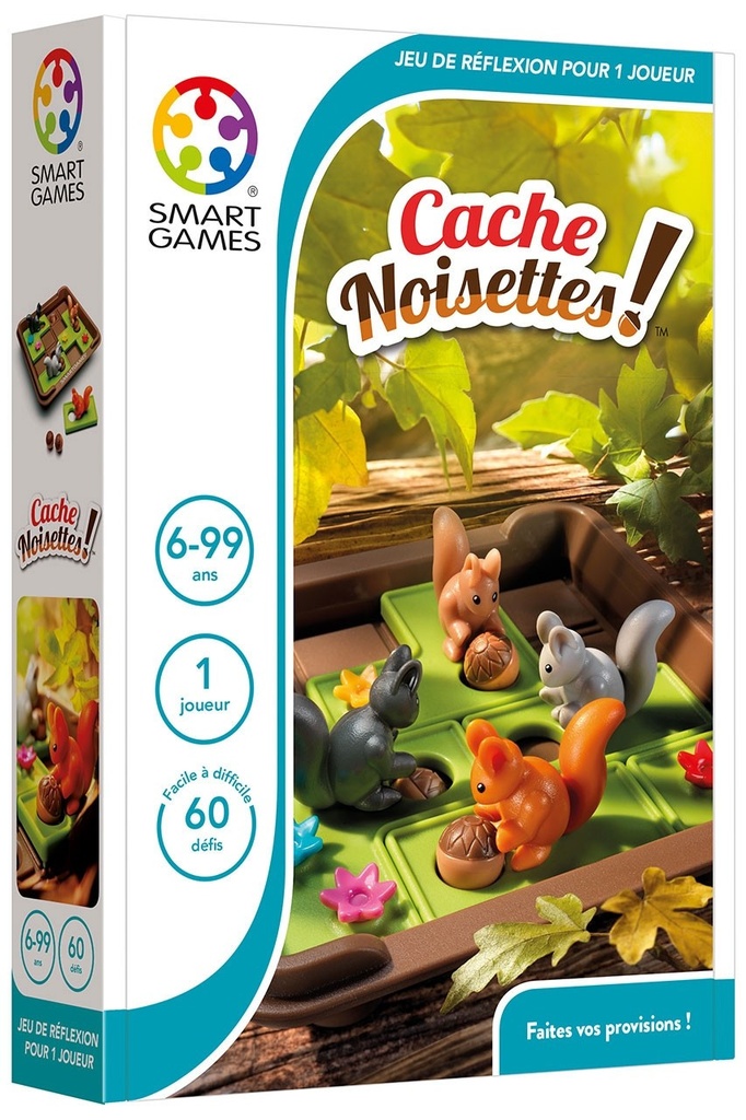 Cache-noisettes "compact" - Smart Games