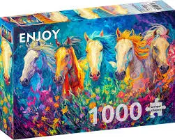 Puzzle Bright Galloping - 1000p Imagine it Images - Enjoy