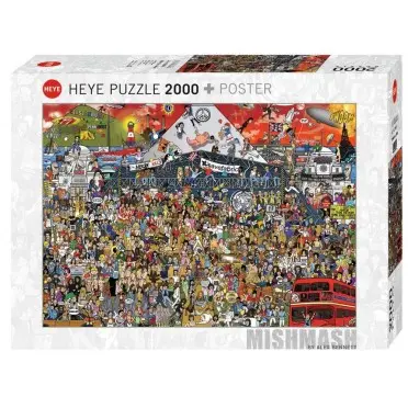 Puzzle 2000P Mishmash British Music History Heye