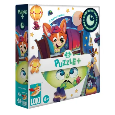 LOKI - Puzzle+ : LOKI et le Monstre sous le lit (35 Pcs)