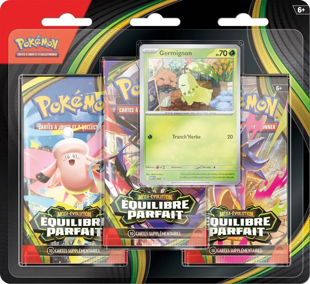 Pokémon : Pack 3 Boosters Equilibre Parfait