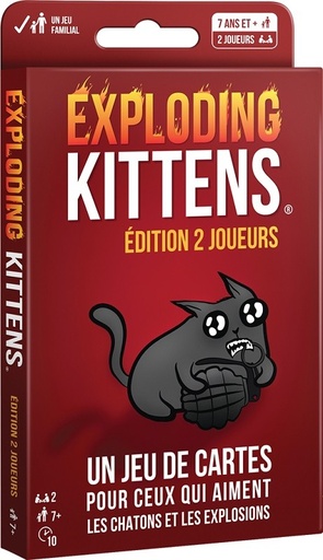 [EXPLODINGKITTENS2JOUEURS] Exploding Kittens - édition 2 joueurs