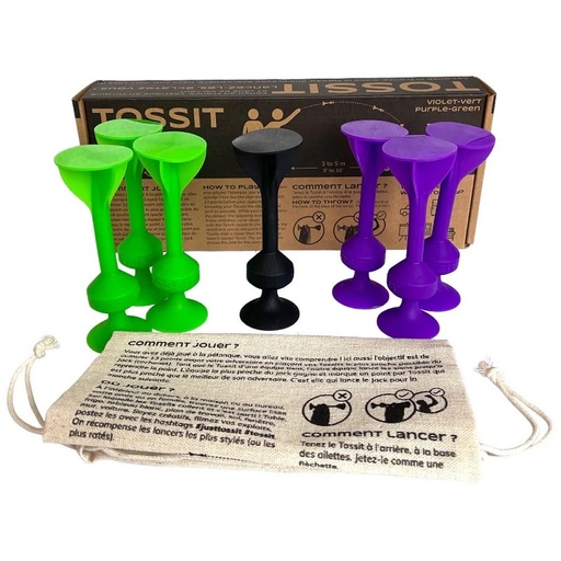 [TOSSITVIOLETVERT] Tossit violet/vert