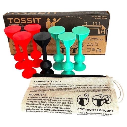 [TOSSITROUGECYAN] Tossit : Rouge / Cyan