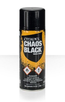 [CHAOSBLACKSPRAY] Bombe de sous couche Chaos Black