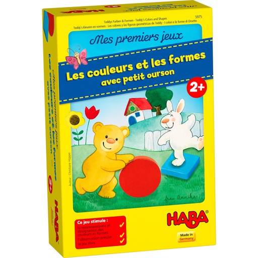 [COULEURSETFORMESPETI] Couleurs et formes avec petit ourson - Mes 1ers jeux