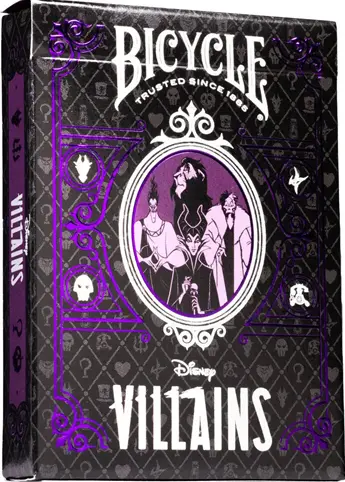 [54CBICYCLEVILLAINGREENPUR] 54 Cartes Bicycle ultimate - Villain green & purple