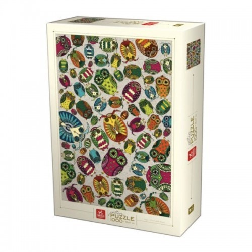 [PZPATTERNOWLS1000P] Puzzle 1000P Pattern-Owls D-Toys