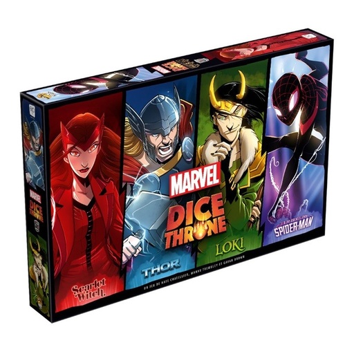 [DICETHRONEMARVELTHOR] Dice Throne Marvel : Thor, Loki, Spiderman, Scarlet Witch