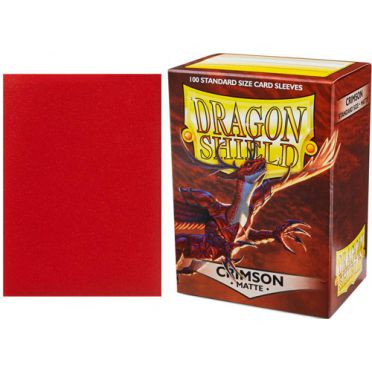 [PCDRAGONSHIELDCRIMSONMAT] Protèges cartes Dragon Shield - Crimson matte