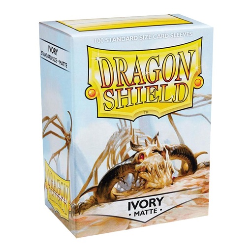 [PCDRAGONSHIELDIVOIRM] Protèges cartes Dragon Shield - Ivoire matte