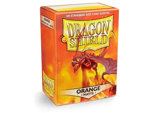 [PCDRAGONSHIELDORANMA] Protèges cartes Dragon Shield - Orange matte