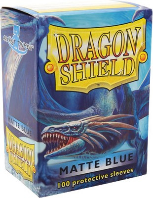 [PCDRAGONSHIELDBLEUMA] Protèges cartes Dragon Shield - Bleu matte