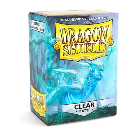 [PCDRAGONSHIELDCLEARM] Protèges cartes Dragon Shield - Clear matte