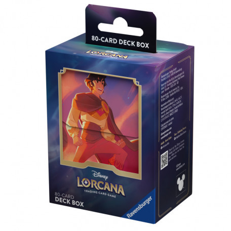 [DECKBOXCIELSCINTILLANTALA] Deck Box Aladdin, Lorcana Ciel Scintillant