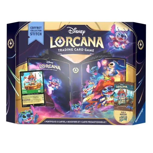 [COFFRETCADEAUSTITCHMERAZU] Coffre cadeau Lorcana collector - Stitch, la Mer Azurite