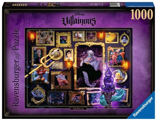 [PUZZLEVILLAINOUSURSULA] Puzzle 1000 p - Ursula (Collection Disney Villainous)