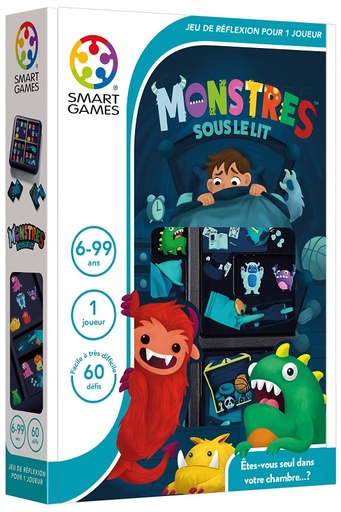 [MONSTRESSOUSLELIT] Monstres sous le lit "compact" - Smart Games