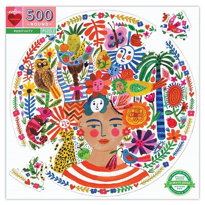 [PZPOSITIVY] Puzzle Rond Eeboo Positivy 500p