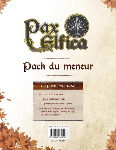 [PACKDUMENEURPAXELFICA] Pax Elfica : Pack du meneur