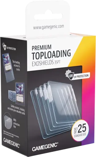 [TOPLOADEREXOSHIELD35PT] Toploader Exoshield 35pt Gamegenic