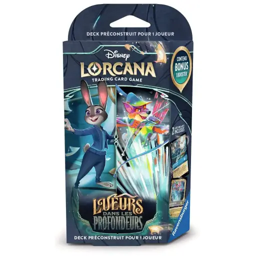 [DECKLUEURSPROFJUDYROBIN] Deck Judy / Robin des Bois (Acier/Saphir) - Lorcana Lueurs dans les Profondeurs