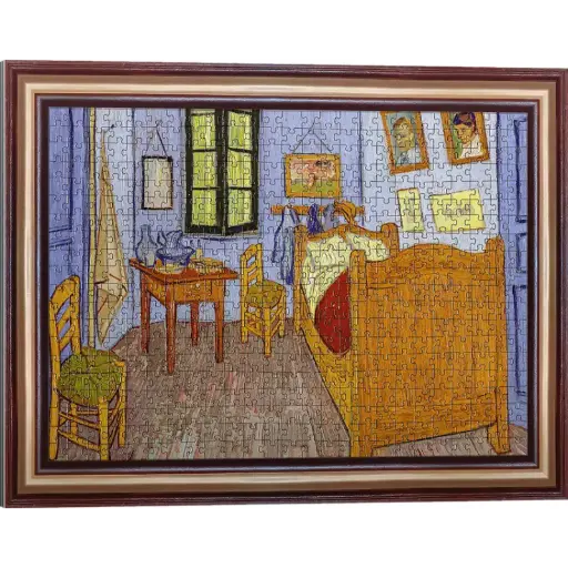 [PZARTFRAMECHAMBREVANGOGH] Puzzle Art Frame Chambre de Van Gogh 500P