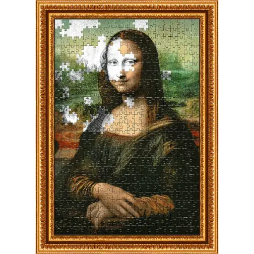 [PZARTFRAMEMONALISA] Puzzle Art Frame Mona Lisa 500P