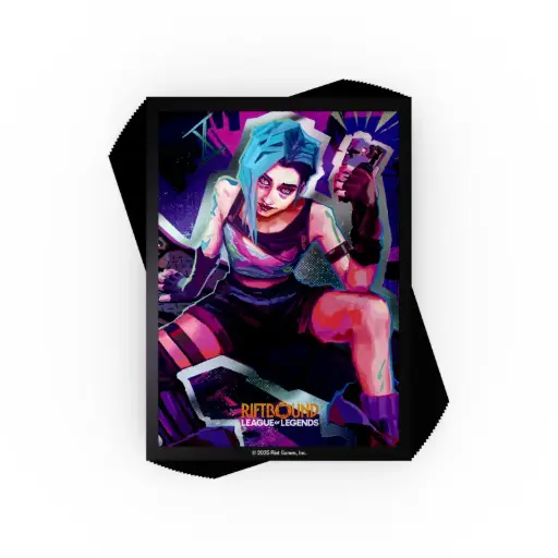 [PCRIFTBOUNDJINXORIGINS] Protège-cartes Jinx, Riftbound Origins