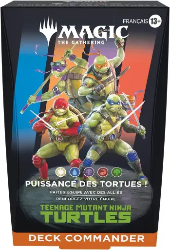 Deck commander Teenage Mutant Ninja Turtles