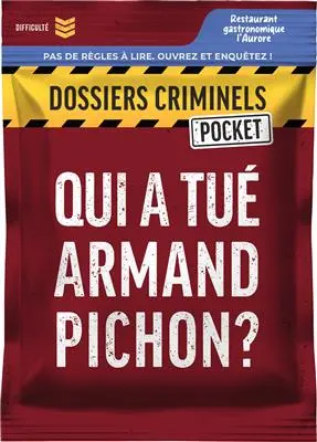 [QUIATUEARMANDPICHON] Dossiers Criminels Pocket  3 - Qui a tué Armand Pichon ? 